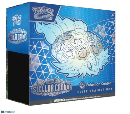 2024 Pokemon Scarlet & Violet Stellar Crown Pokemon Center Elite Trainer Box