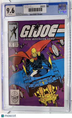 1989 - G.I. Joe, A Real American Hero #87 Marvel Comics CGC 9.6