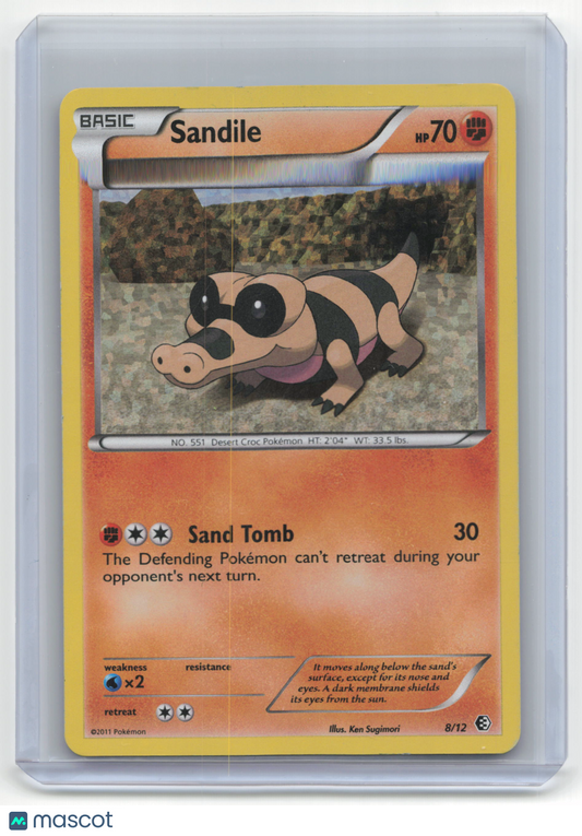 2011 Pokemon TCG Sandile McDonalds #8/12 Promo