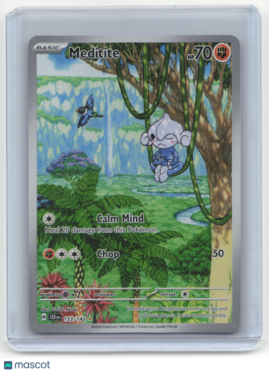 2024 Pokemon TCG Meditite Stellar Crown #153/142