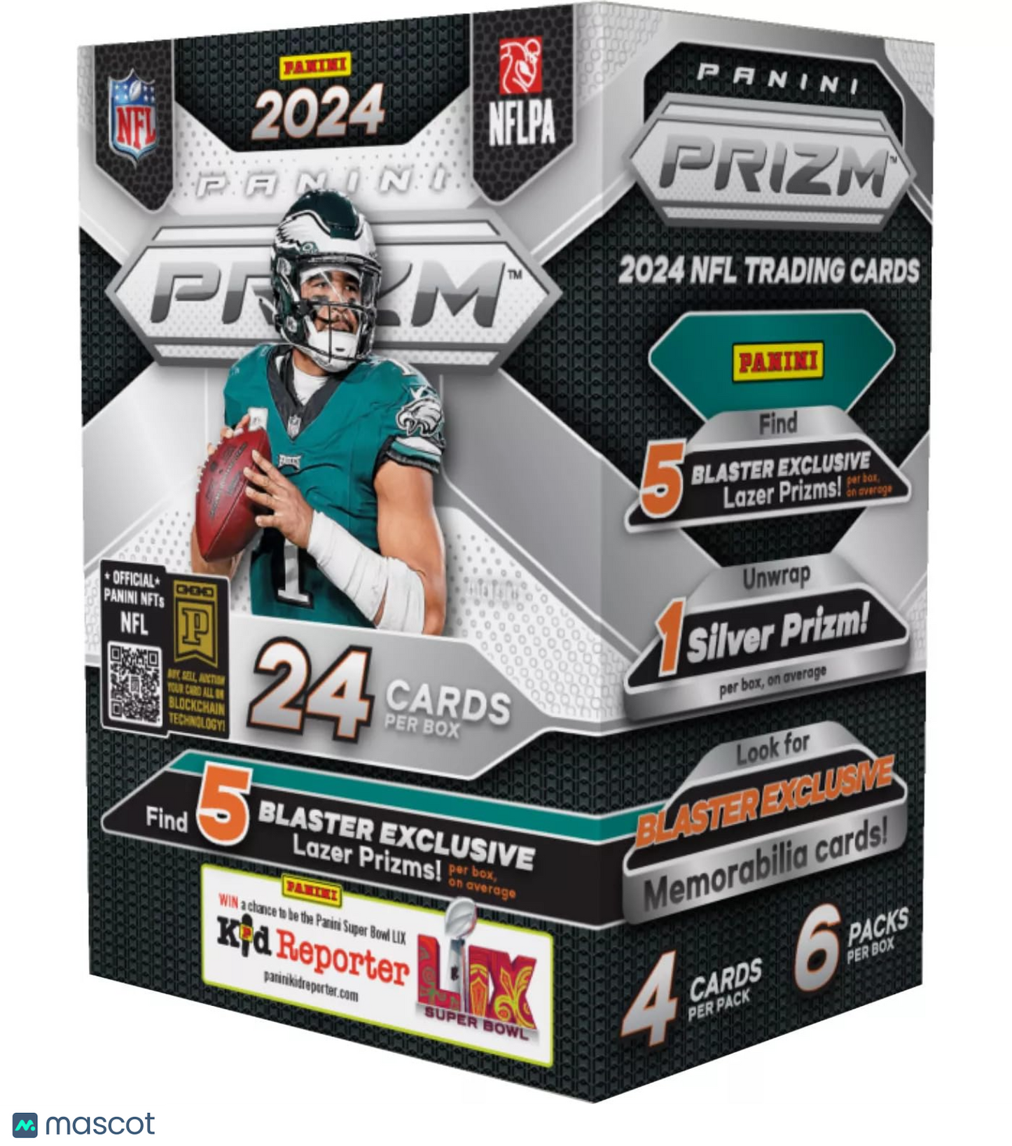 2024 Panini Prizm Football Lazer Prizm Blaster Box - Papa Joey's Collectibles