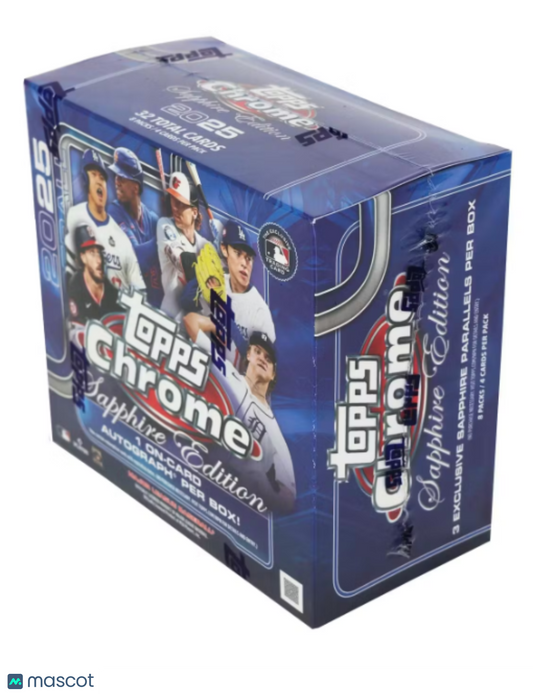 2025 Topps Chrome Baseball Sapphire Edition Hobby Box