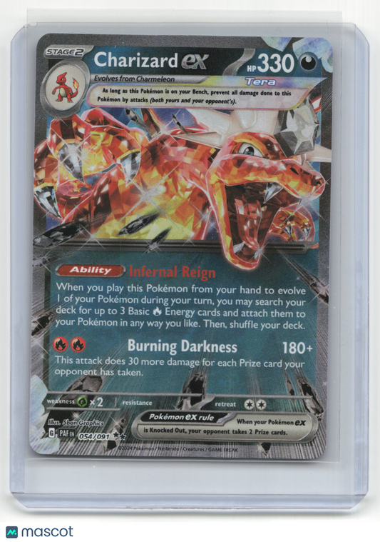 2024 Pokemon Charizard EX Paldean Fates #054/091