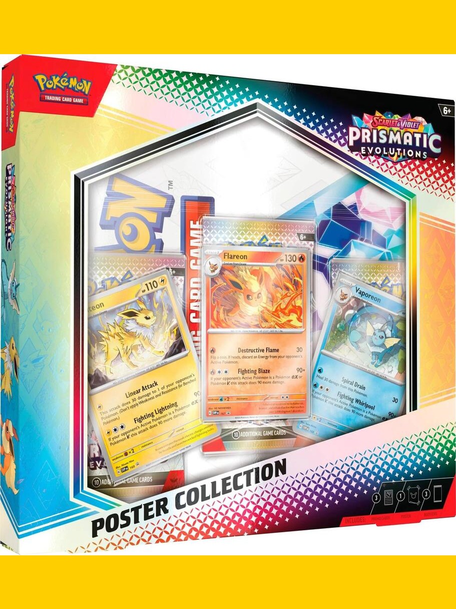 Pokemon Prismatic Evolution Poster Box