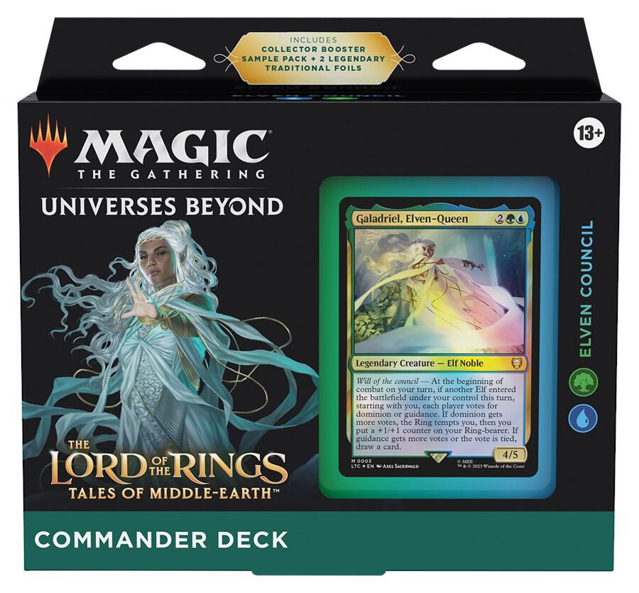 Magic The Gathering Elven Council (Lord of The Rings) Commander Deck