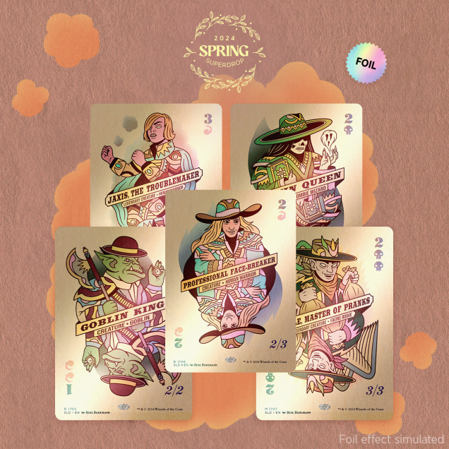 2024 Magic: The Gathering Secret Lair Drop: Poker Faces (Rainbow Foil Edition)