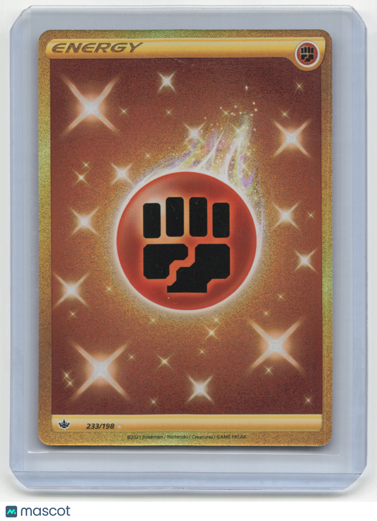 2021 Pokemon Basic Fighting Energy Sword & Shield - Chilling Reign #233/198