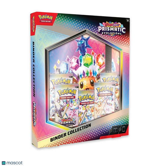 2025 Pokemon Scarlet & Violet Prismatic Evolutions Binder Collection