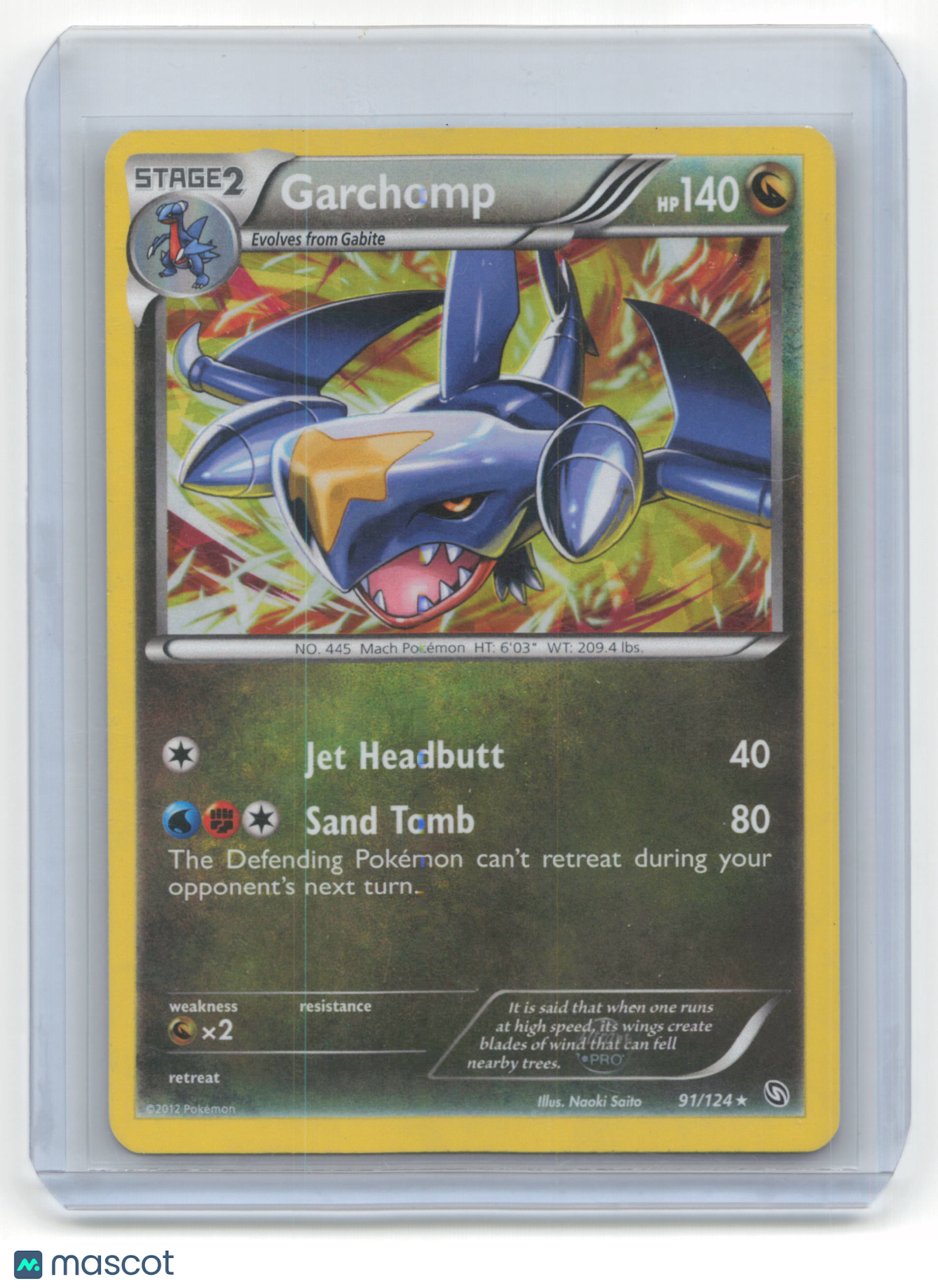 2012 Pokemon TCG Garchomp Dragons Exalted #91/124 - Papa Joey's Collectibles