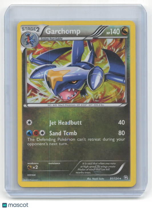 2012 Pokemon TCG Garchomp Dragons Exalted #91/124