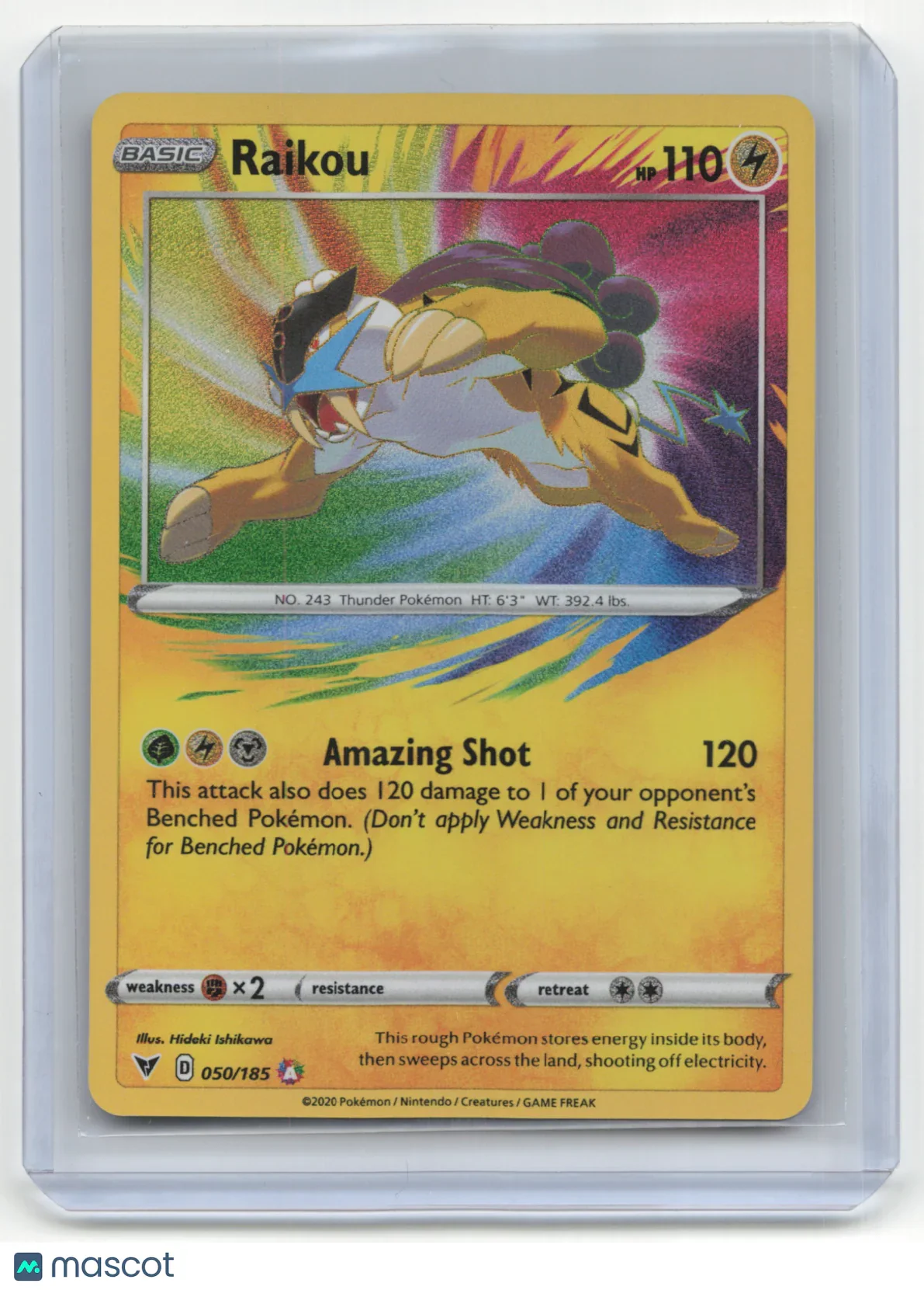 2020 Pokemon Raikou Vivid Voltage #050/185 - Papa Joey's Collectibles