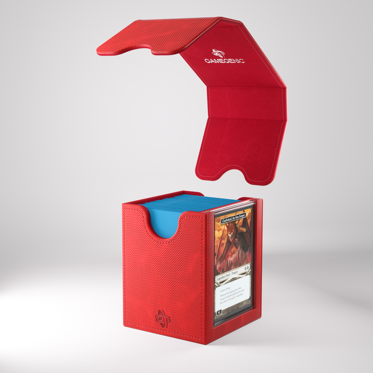 Gamegenic Squire Plus 100+ XL Convertible Red Deck Box