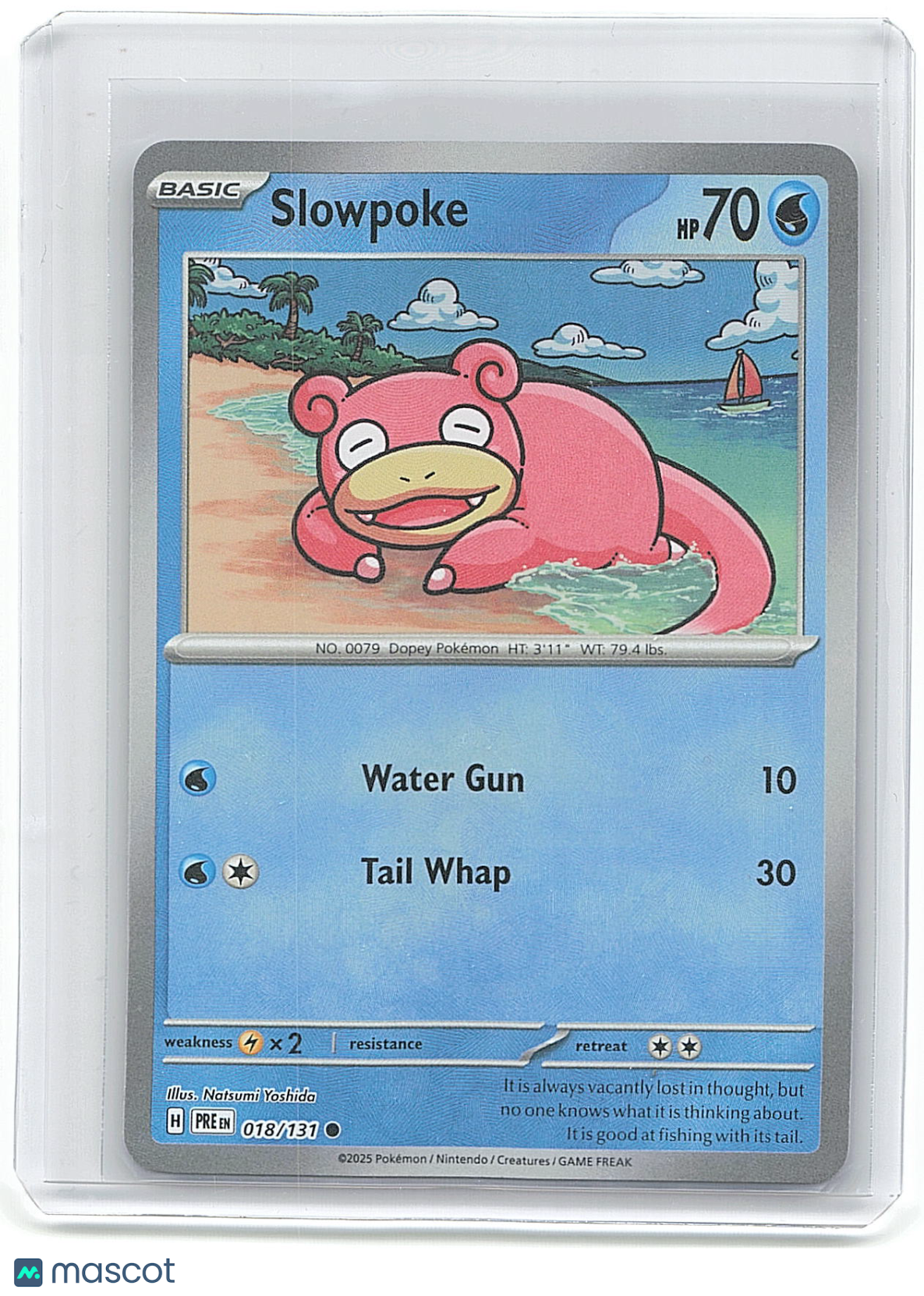 2023 Pokemon Slowpoke #018/131 Masterball