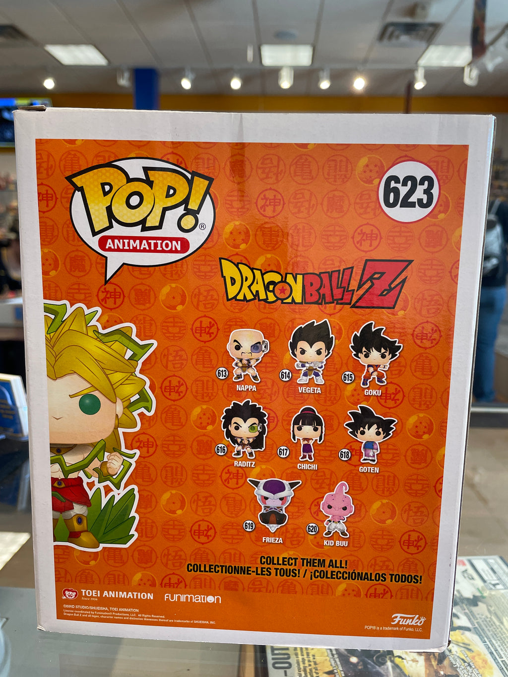 Funko Dragon Ball Z Legendary SS Broly #623 (Good) 30th Anime Anniv., GITD