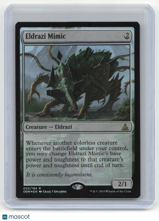 2016 Magic: The Gathering Eldrazi Mimic Prerelease Promos #002/184 Foil