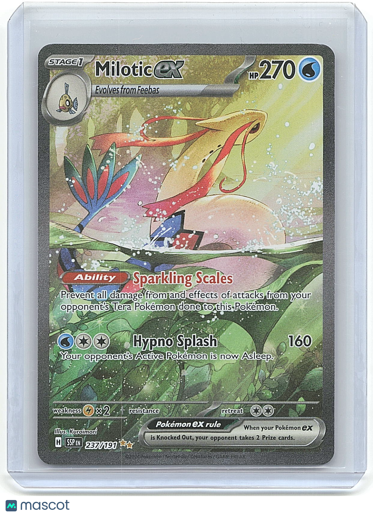 2023 Pokemon Milotic EX #151/197