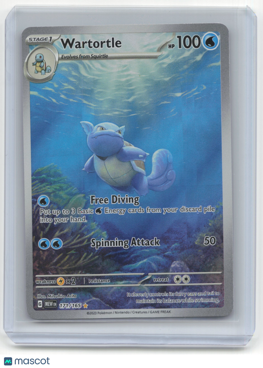 2023 Pokemon TCG Wartortle Pokemon 151 #171/165
