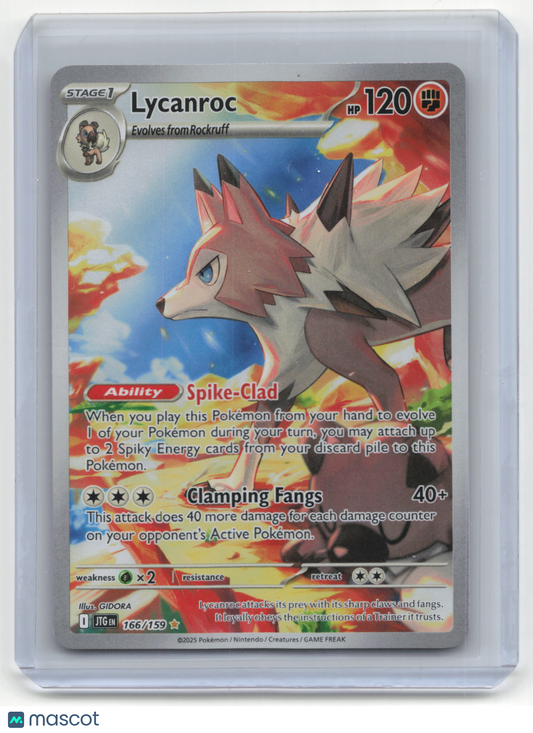 2025 Pokemon TCG Lycanroc Journey Together #166/159