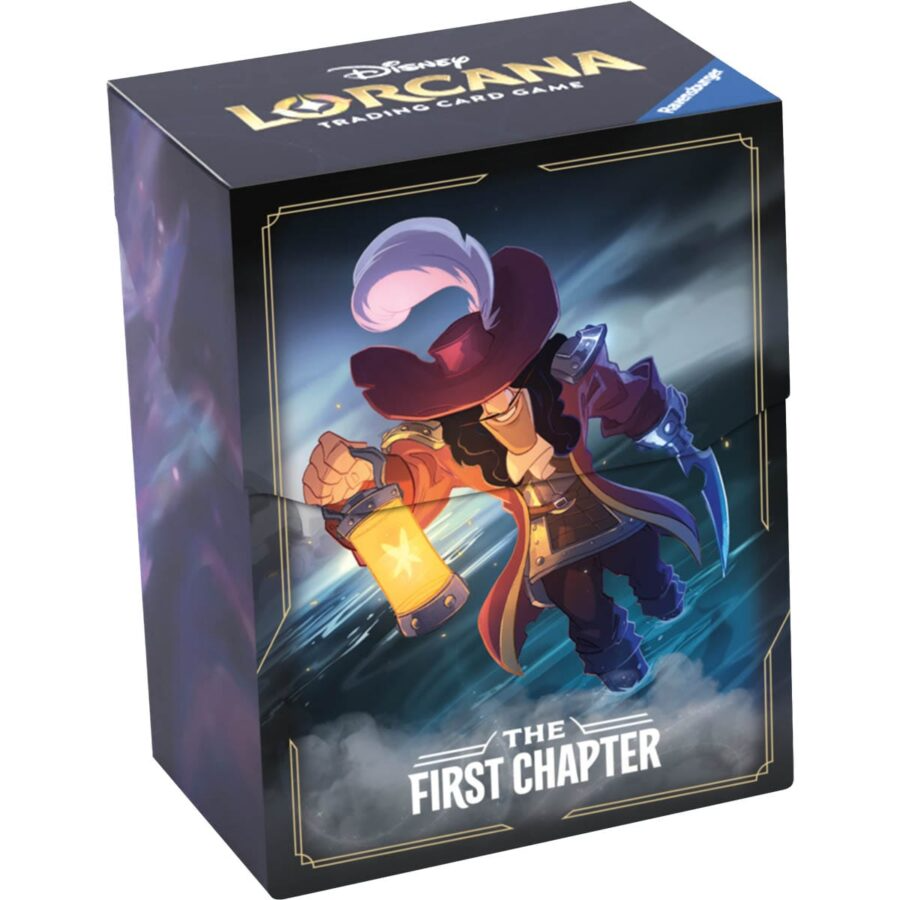 Disney Lorcana TCG Captain Hook, Forceful Duelist Deck Box