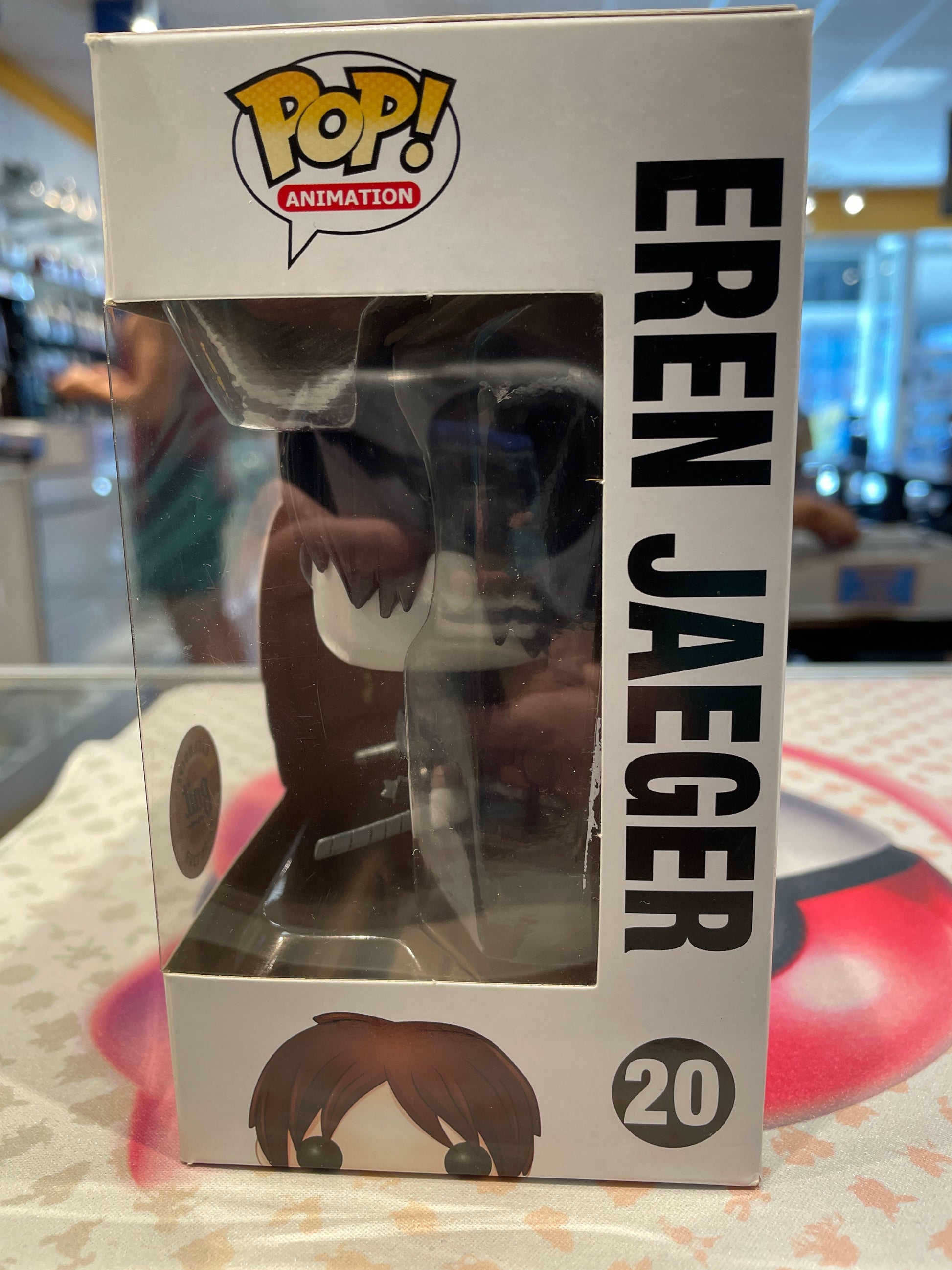 Funko Attack on Titan: Eren Jaeger #20 (Good) Bait Exclusive, Black & White - Papa Joey's Collectibles