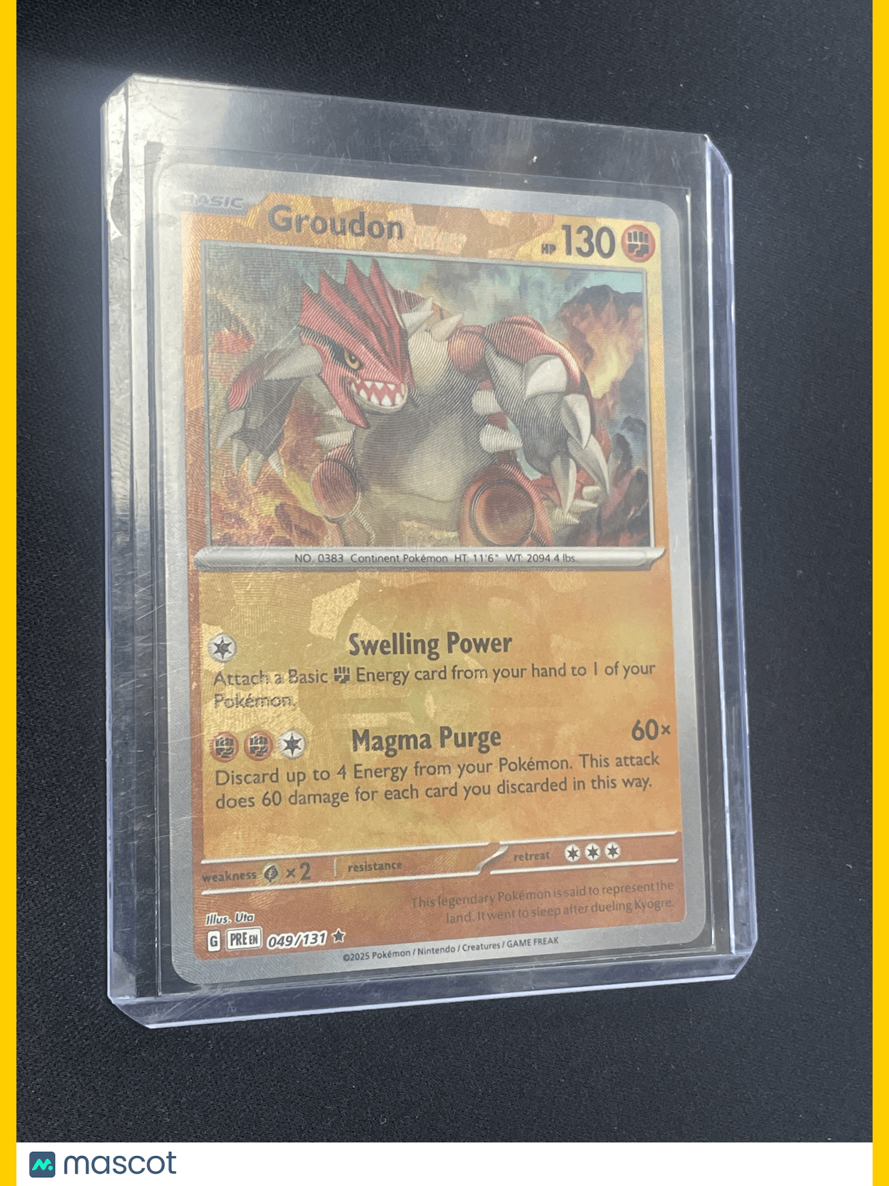 2025 Pokémon TCG Groudon #049/131