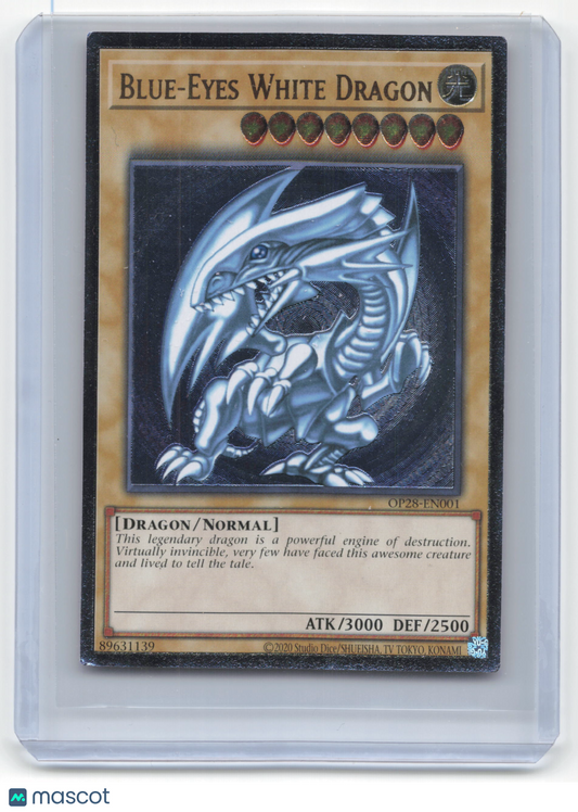 2020 Yu-Gi-Oh! Blue-Eyes White Dragon OTS Tournament Pack 28 #OP28-EN001