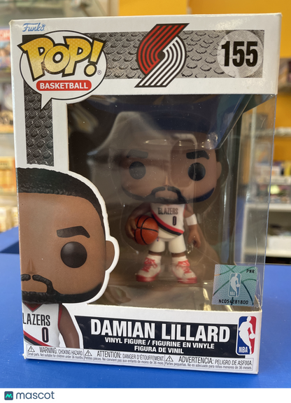 Funko NBA Trailblazers: Damian Lillard #155 (Damaged) NBA Exclusive