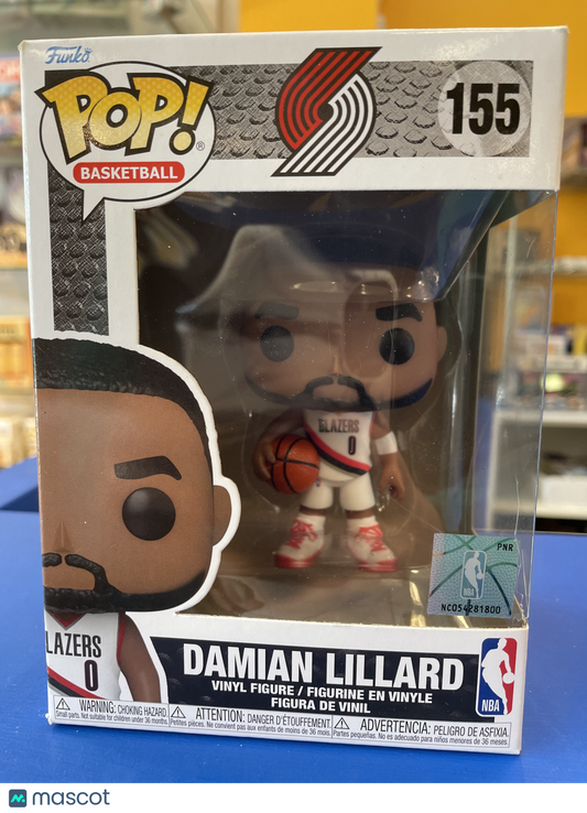Funko NBA Trailblazers: Damian Lillard #155 (Damaged) NBA Exclusive