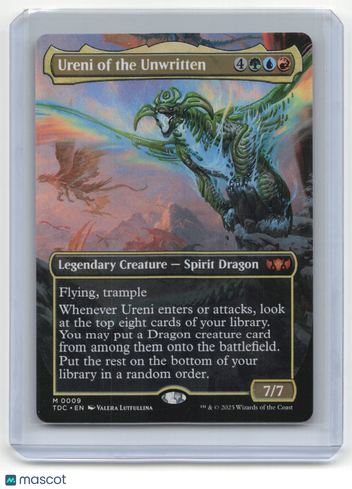 2025 Magic: The Gathering Ureni of the Unwritten Tarkir: Dragonstorm #0009
