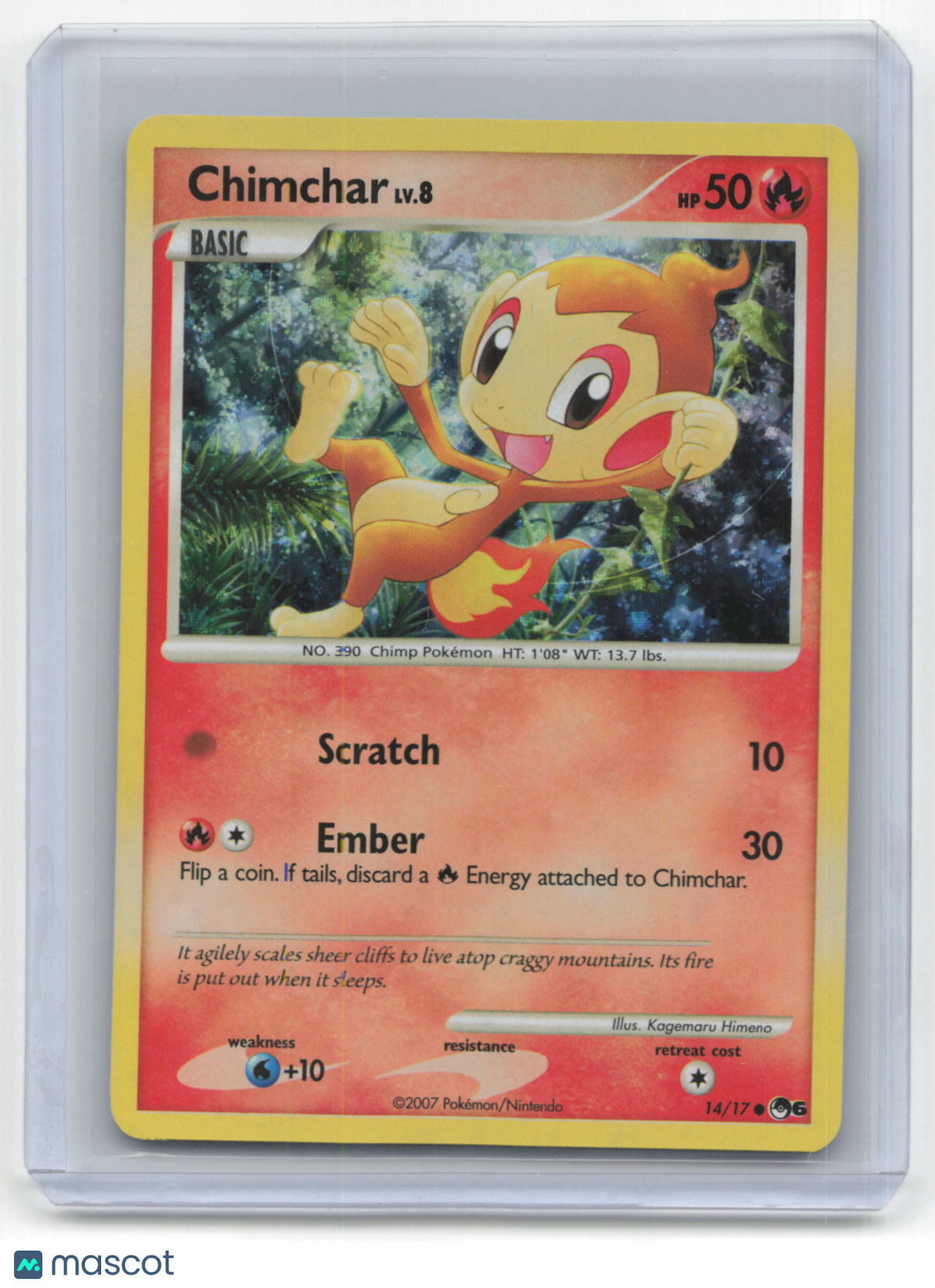 2007 Pokemon TCG Chimchar POP Series 6 #14/17