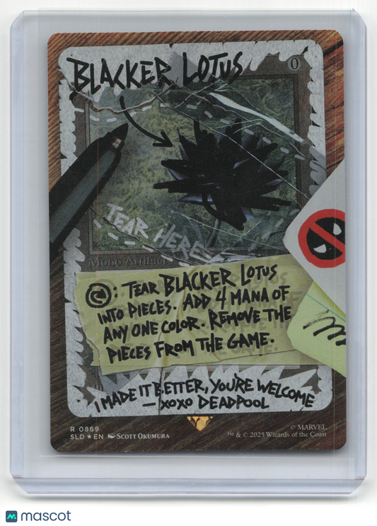 2025 Magic: The Gathering Black Lotus Secret Lair Drop #R 0869 Foil