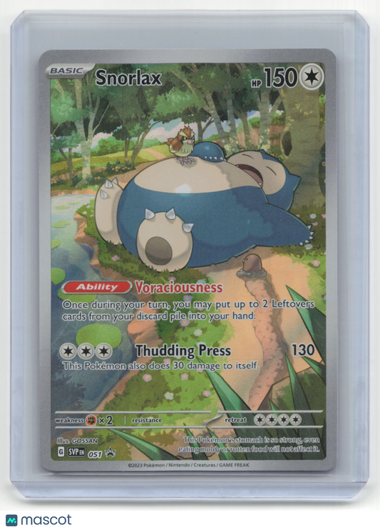2023 Snorlax Pokemon Promos #SVP EN 051 Near Mint