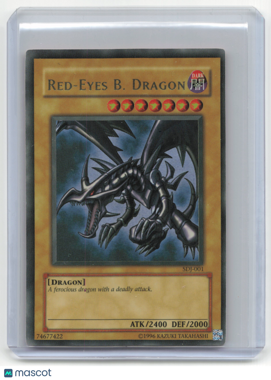 2003 Yu-Gi-Oh! Red-Eyes B. Dragon Starter Deck Joey #SDJ-001 Lightly Played UR