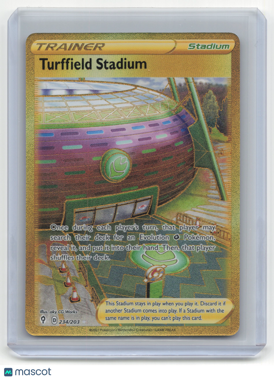 2021 Pokemon TCG Turffield Stadium Evolving Skies #234/203