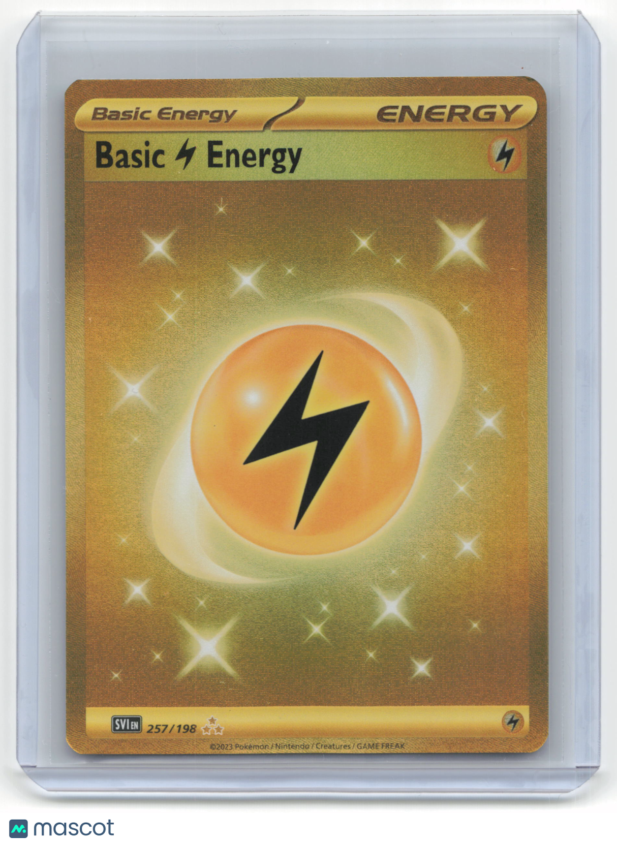 2023 Pokemon Basic Lightning Energy Scarlet & Violet #257/198 Near Mint - Papa Joey's Collectibles