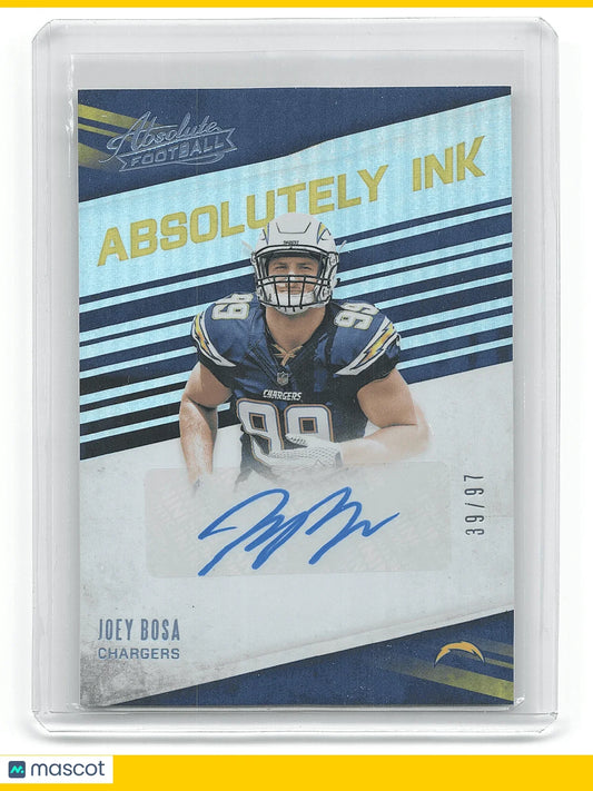 2016 Panini Absolute Football Football Joey Bosa 39/97 Absolutely Ink #15 - Papa Joey's Collectibles