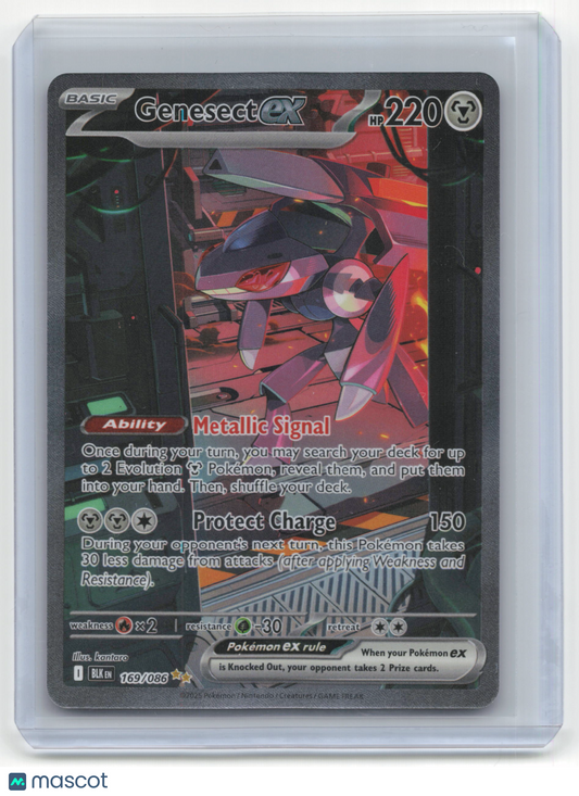 2025 Pokemon TCG Genesect EX Black Bolt #169/086