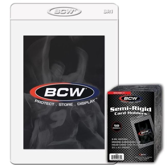 BCW Semi-RIgid Card Holders (50 ct)