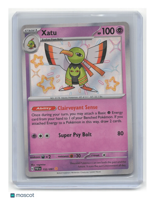 2024 Pokemon TCG Xatu Paldean Fates #152/091 - Papa Joey's Collectibles