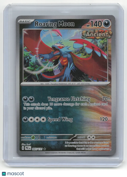 2023 Pokemon Roaring Moon Prismatic Evolutions #183/197 Ancient - Papa Joey's Collectibles
