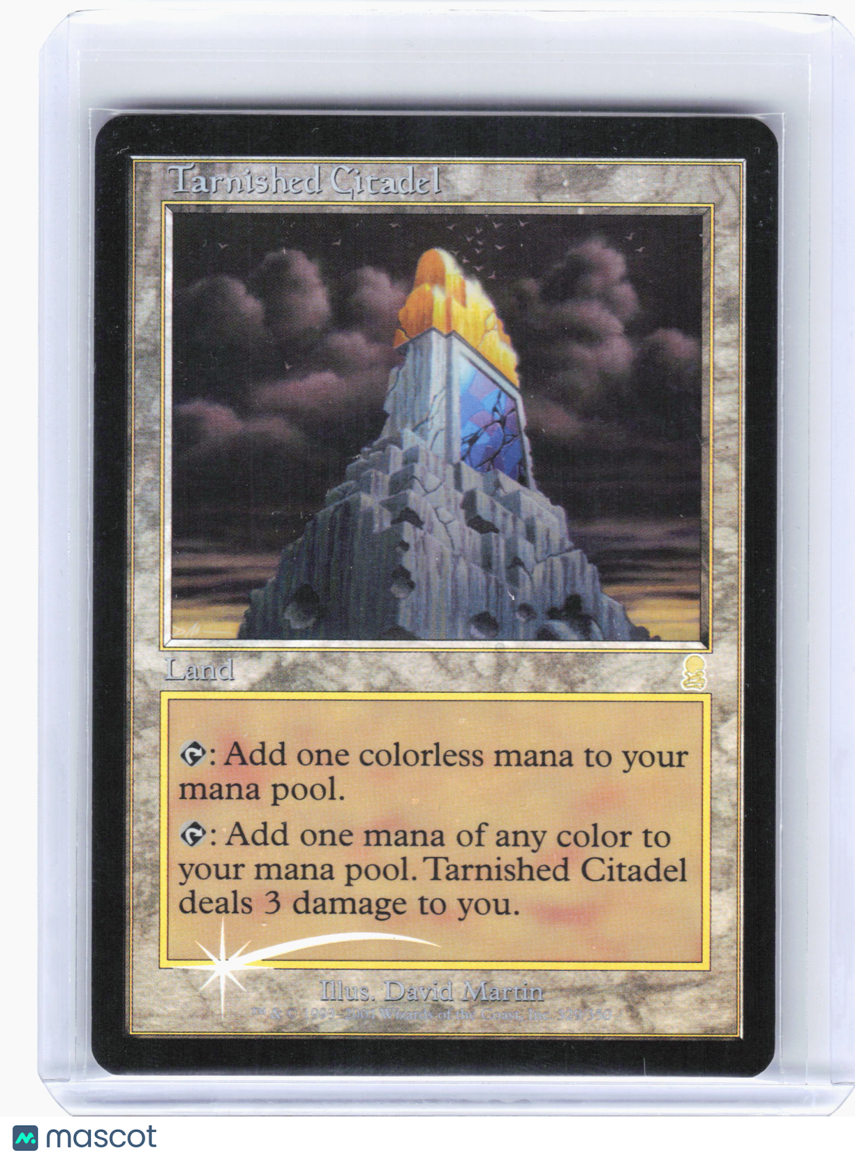 2001 Magic: The Gathering—Tarnished Citadel #329/350 Odyssey—Foil [Mod Played]