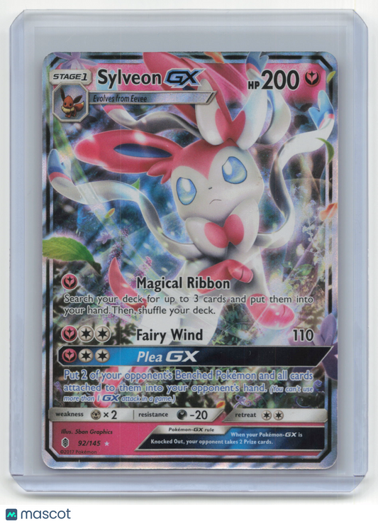 2017 Pokemon Sylveon GX Guardians Rising #92/145 Near Mint