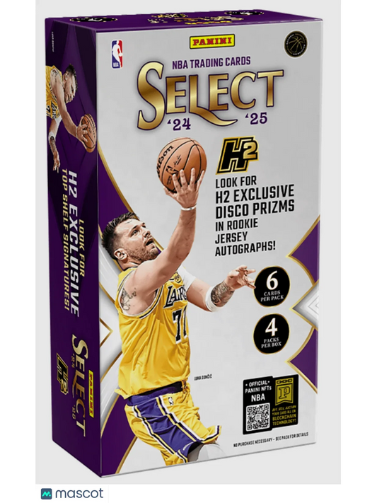 2024-2025 Panini Select H2 Basketball Hobby Box - Papa Joey's Collectibles