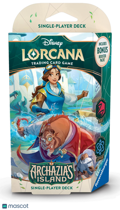 2025 Disney Lorcana TCG Archazia's Island Ruby & Sapphire Single-Player Deck