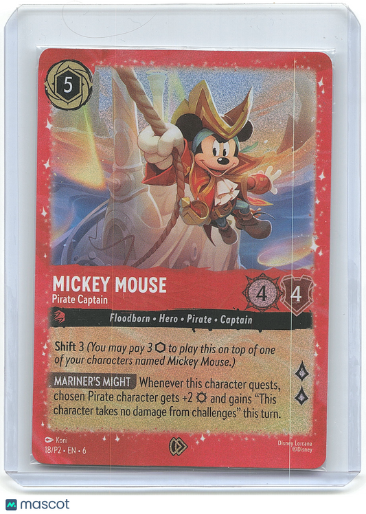 2023 Disney Lorcana Mickey Mouse #18/12 English