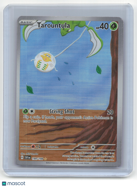 2023 Pokemon TCG Tarountula Scarlet & Violet #199/198 Light Played