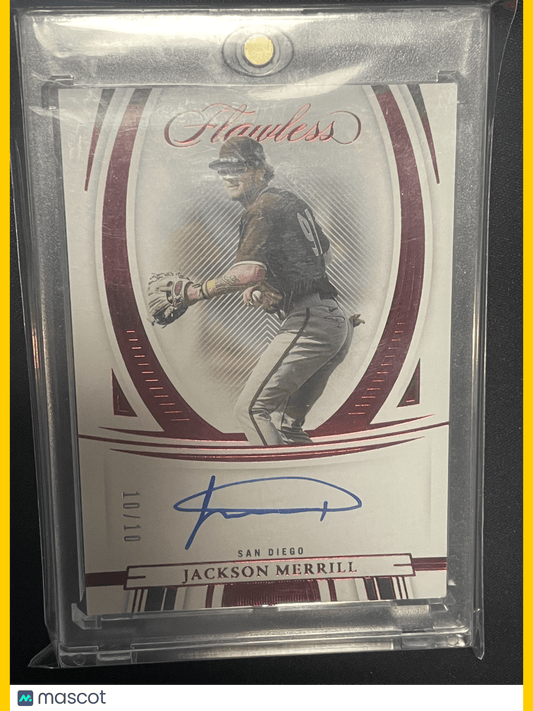 2022 Panini Flawless Baseball Jackson Merrill Autograph 10/10 #FLA-JM