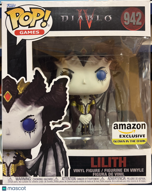 Funko Diablo 4 Lilith #942 (Very Good)  Amazon Exclusive, GITD