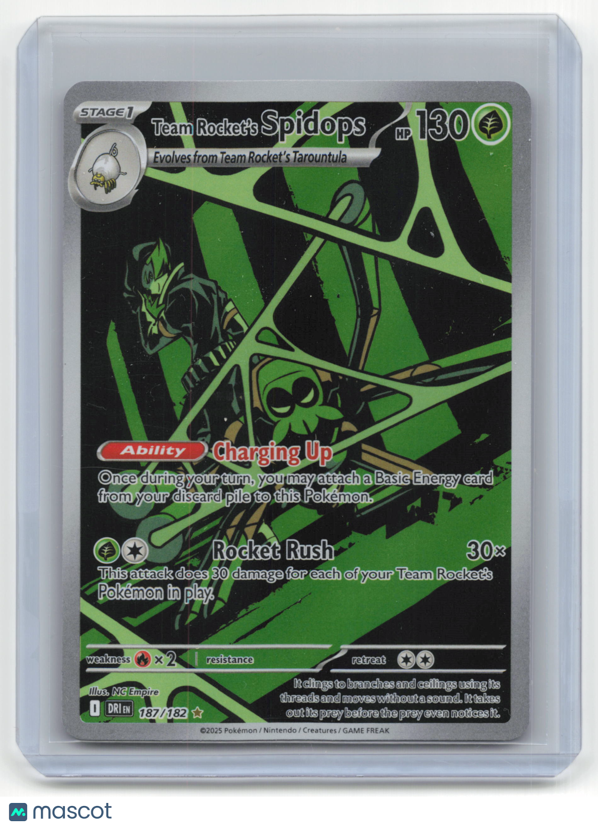 2025 Pokemon TCG Spidops Destined Rivals #187/182