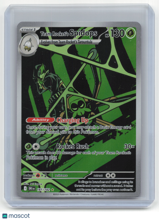2025 Pokemon TCG Spidops Destined Rivals #187/182
